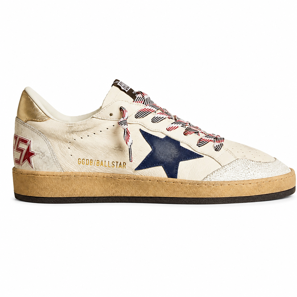 GOLDEN GOOSE BALL STAR GOLD-BLUE